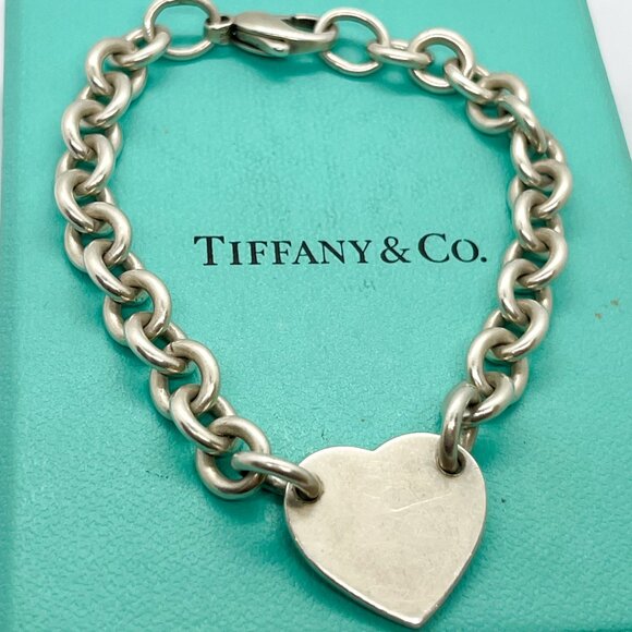 Tiffany & Co. Return to Tiffany Heart Sterling Silver Bracelet – 7.5" – Authenti - Picture 6 of 9